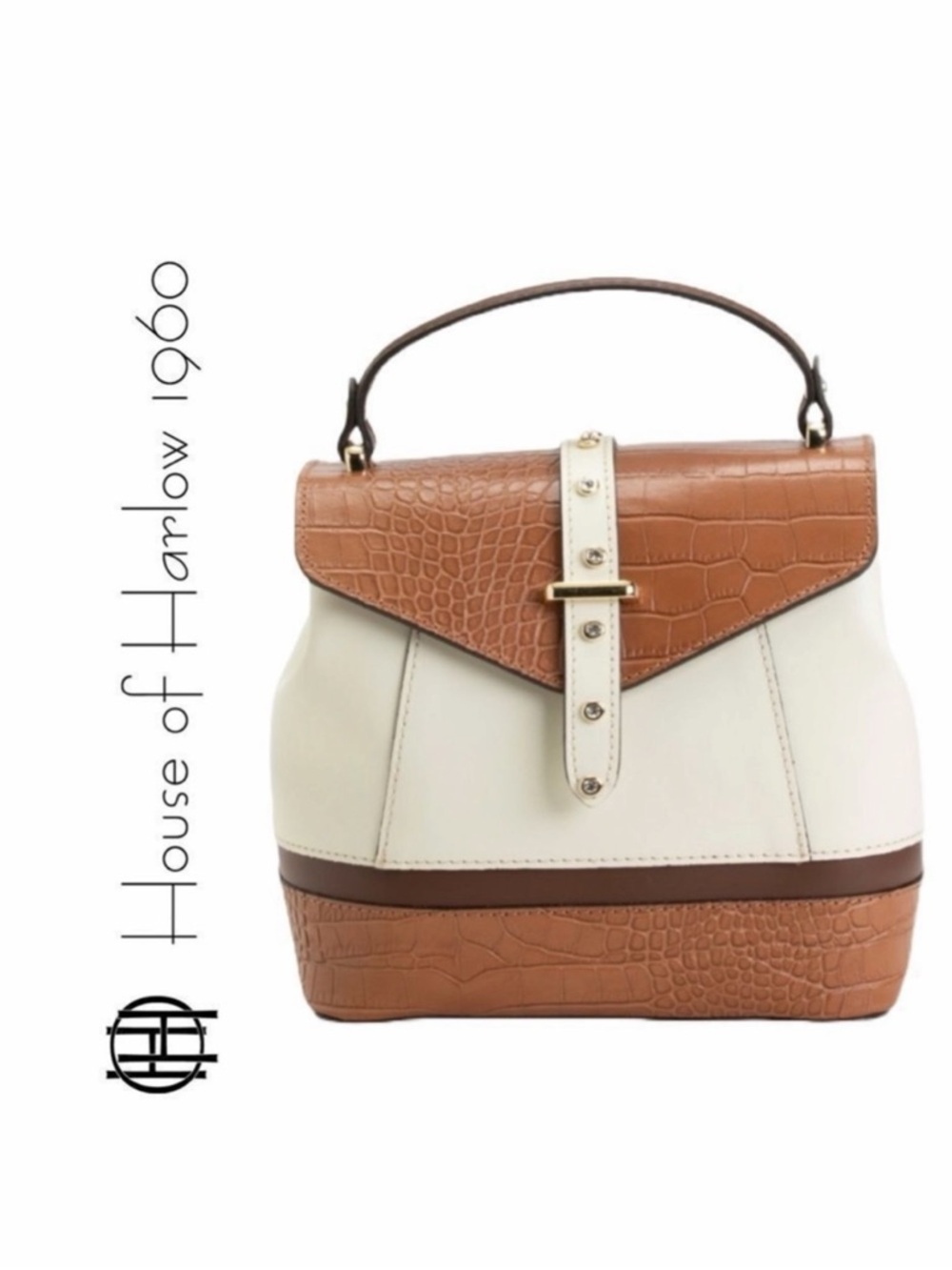 House of Harlow 1960 Italian Leather Convertible Backpack‎ Handbag NEW WITH TAGS